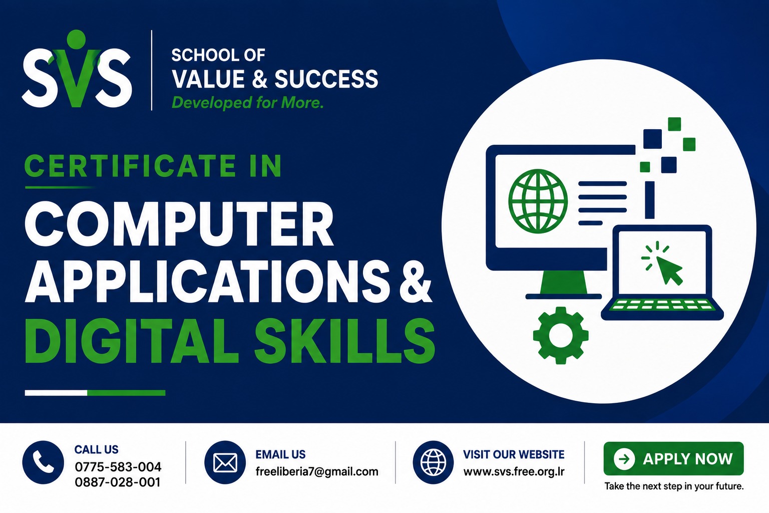 CERTIFICATE IN COMPUTER APPLICATIONS & DIGITAL SKILLS