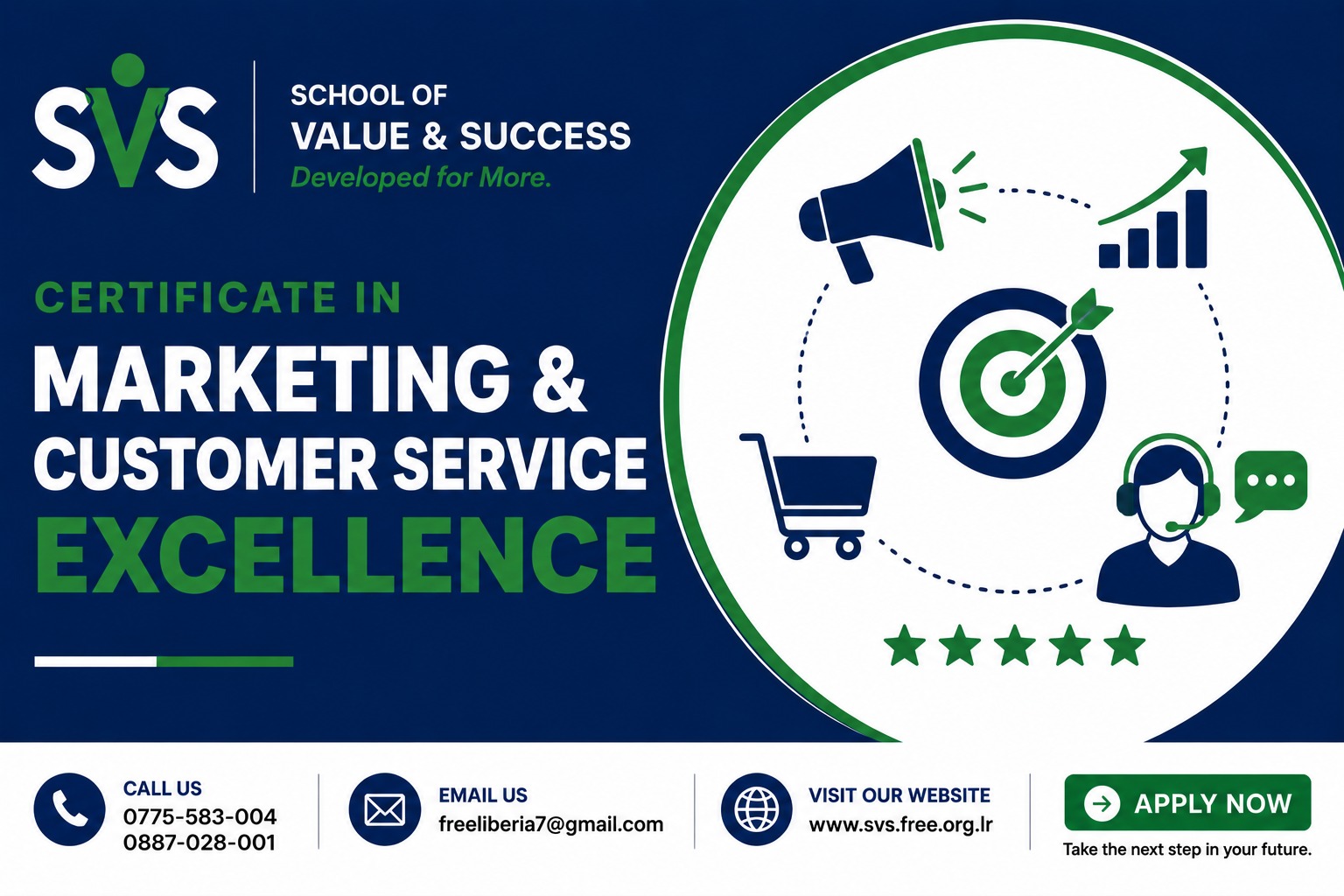 CERTIFICATE IN MARKETING & CUSTOMER SERVICE EXCELLENCE