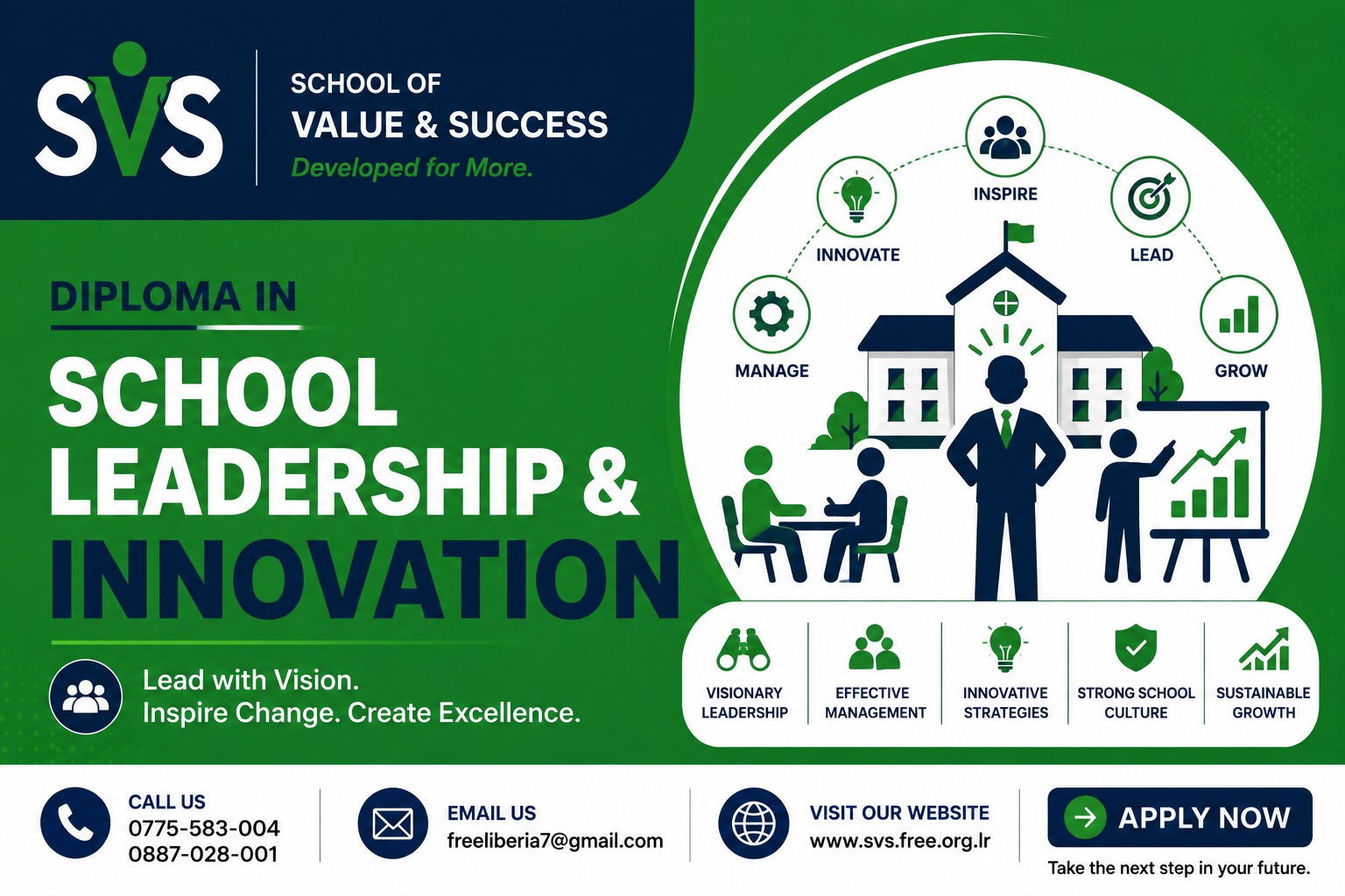 DIPLOMA IN SCHOOL LEADERSHIP & INNOVATION