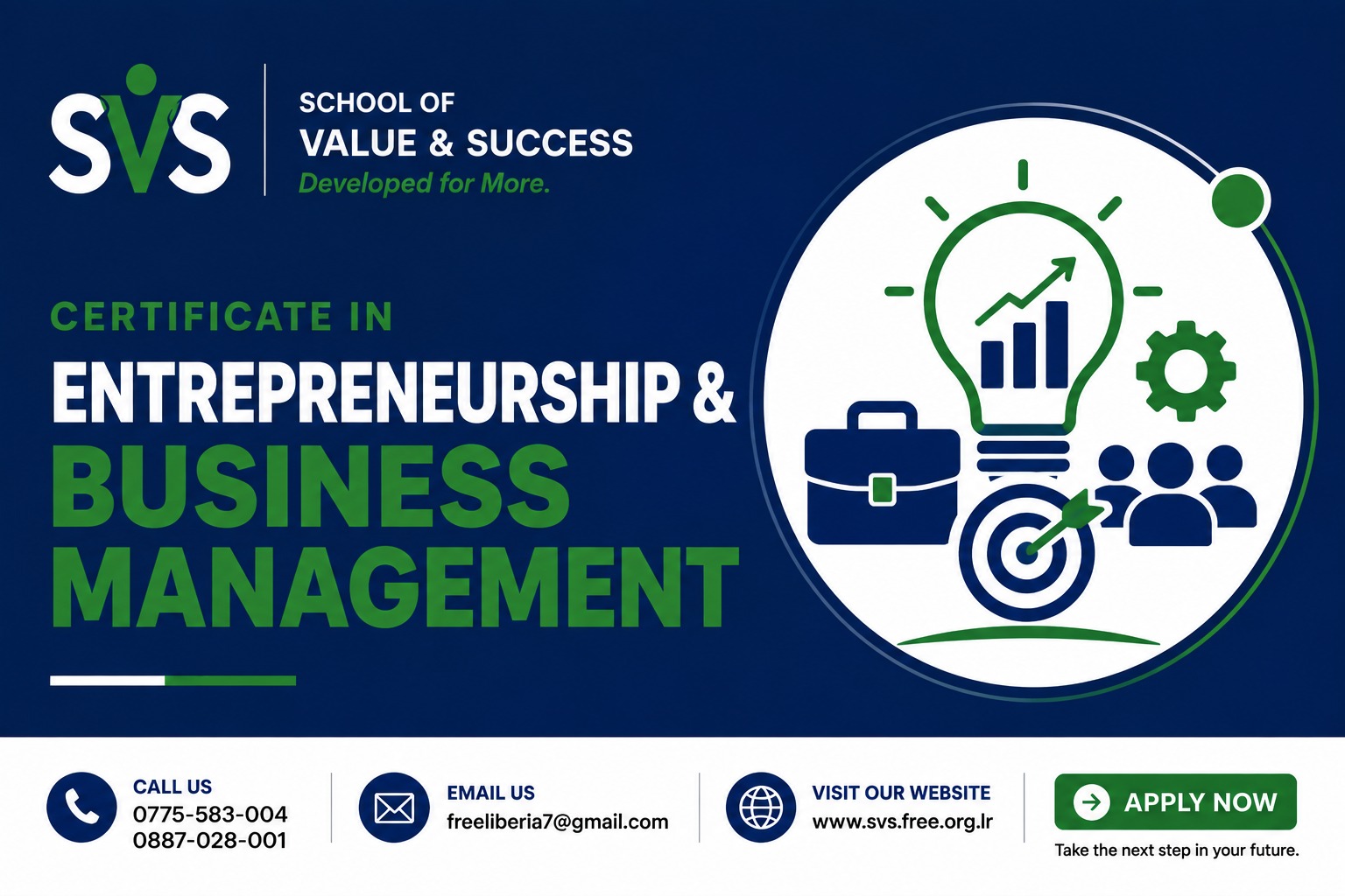 CERTIFICATE IN ENTREPRENEURSHIP & BUSINESS MANAGEMENT