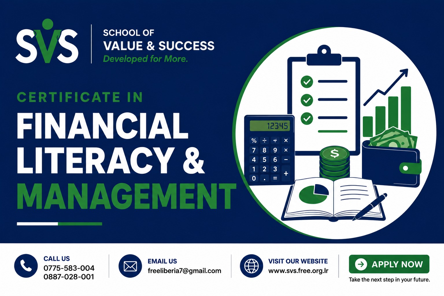 CERTIFICATE IN FINANCIAL LITERACY & MANAGEMENT