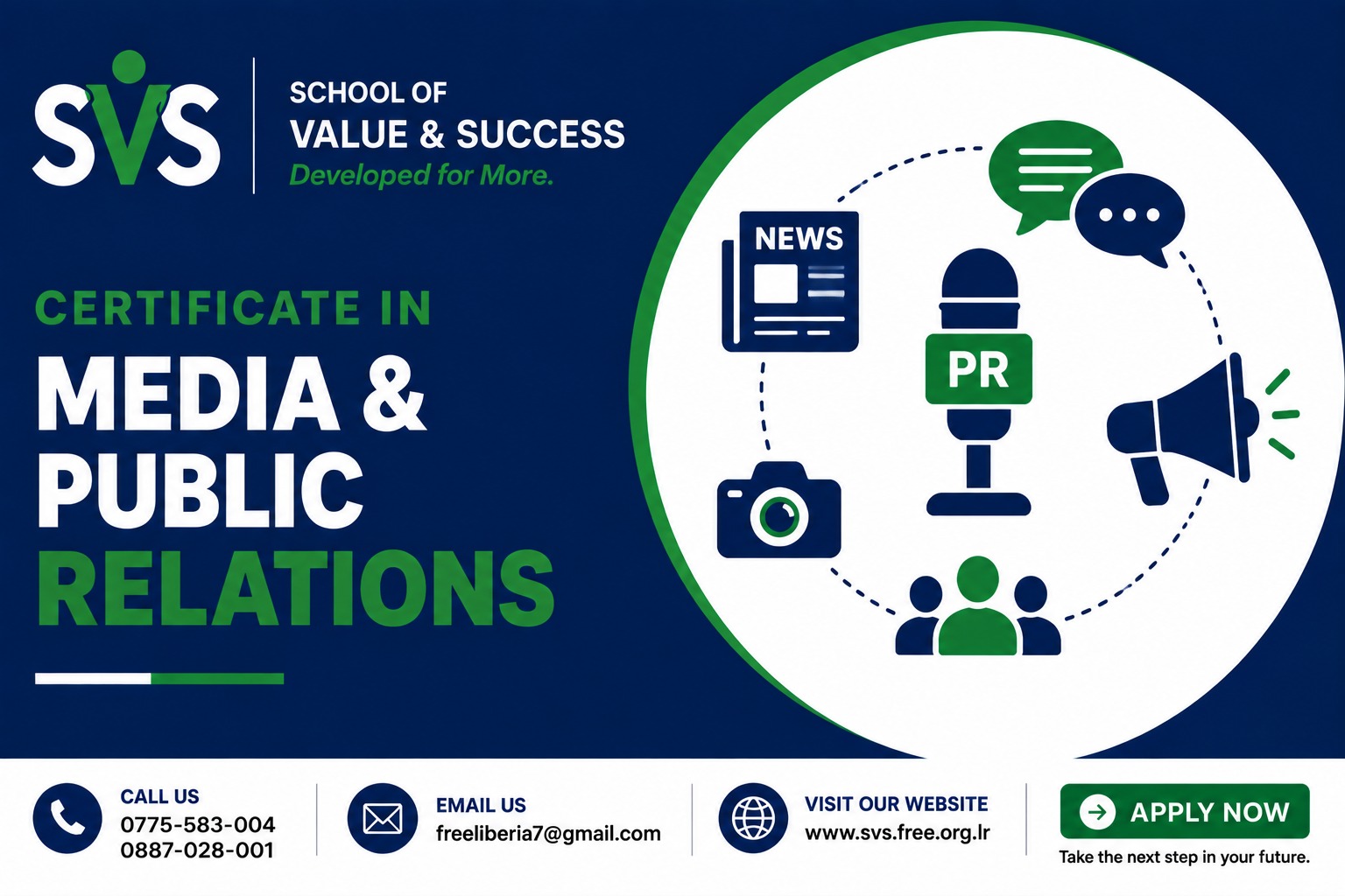 CERTIFICATE IN MEDIA & PUBLIC RELATIONS