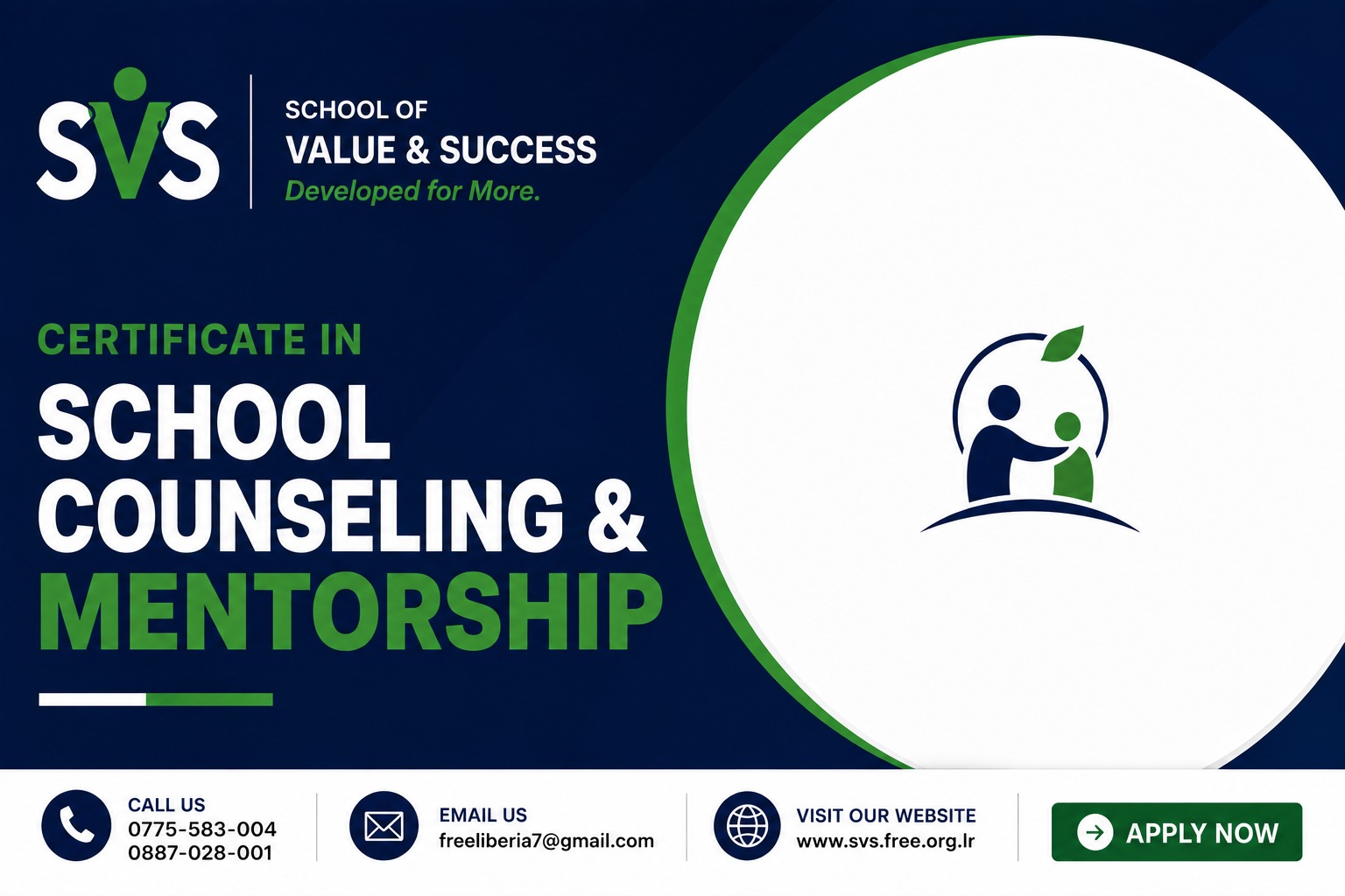 CERTIFICATE IN SCHOOL COUNSELING & MENTORSHIP