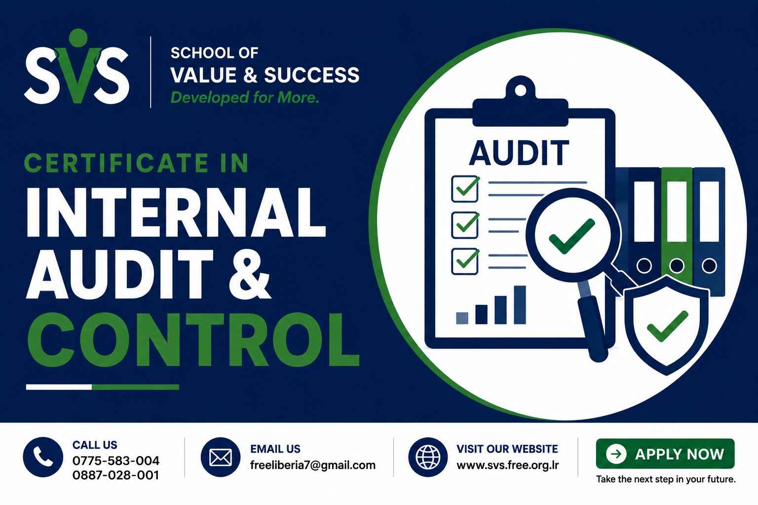 CERTIFICATE IN INTERNAL AUDIT & CONTROL