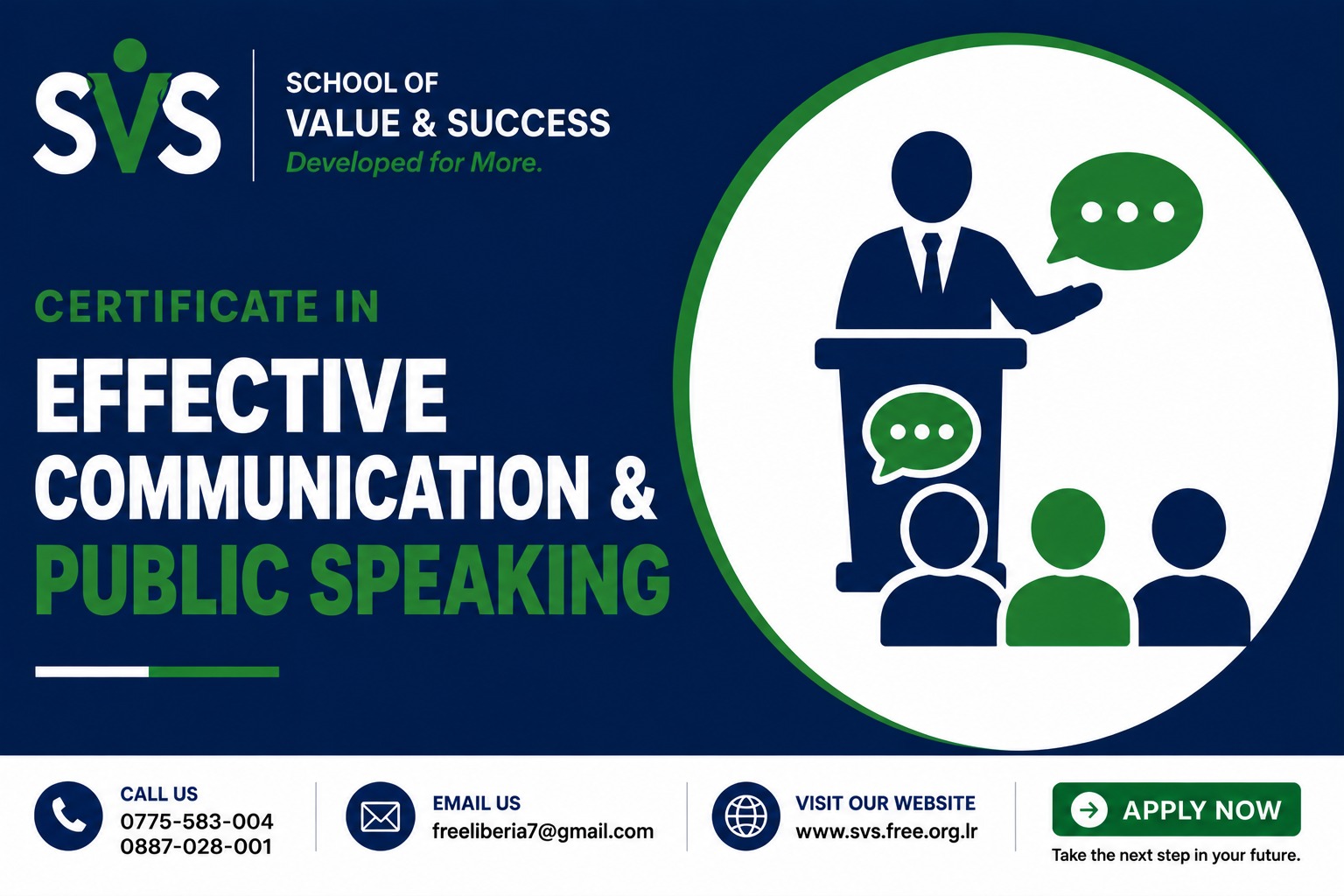 CERTIFICATE IN EFFECTIVE COMMUNICATION & PUBLIC SPEAKING