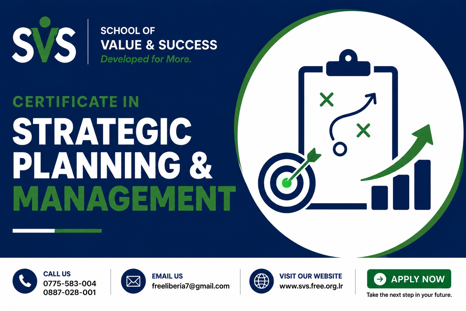 CERTIFICATE IN STRATEGIC PLANNING & MANAGEMENT